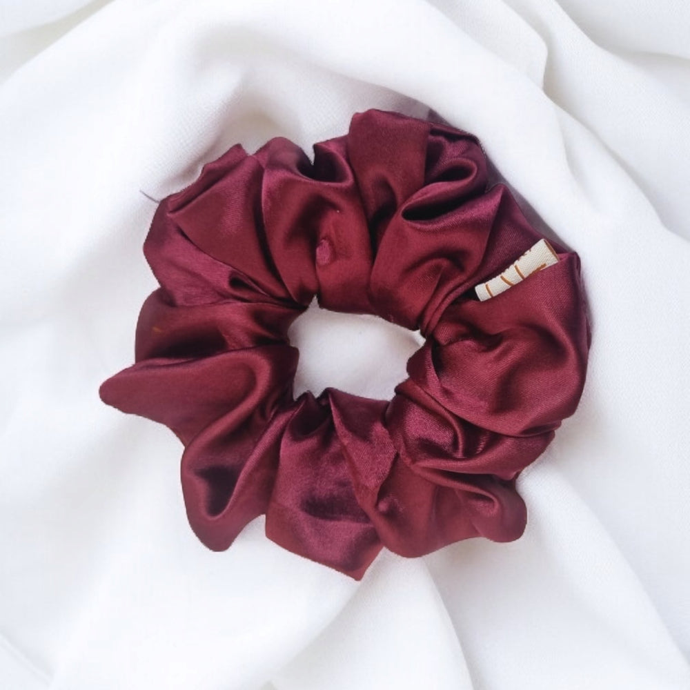 Puffy Satin Silk Scrunchies