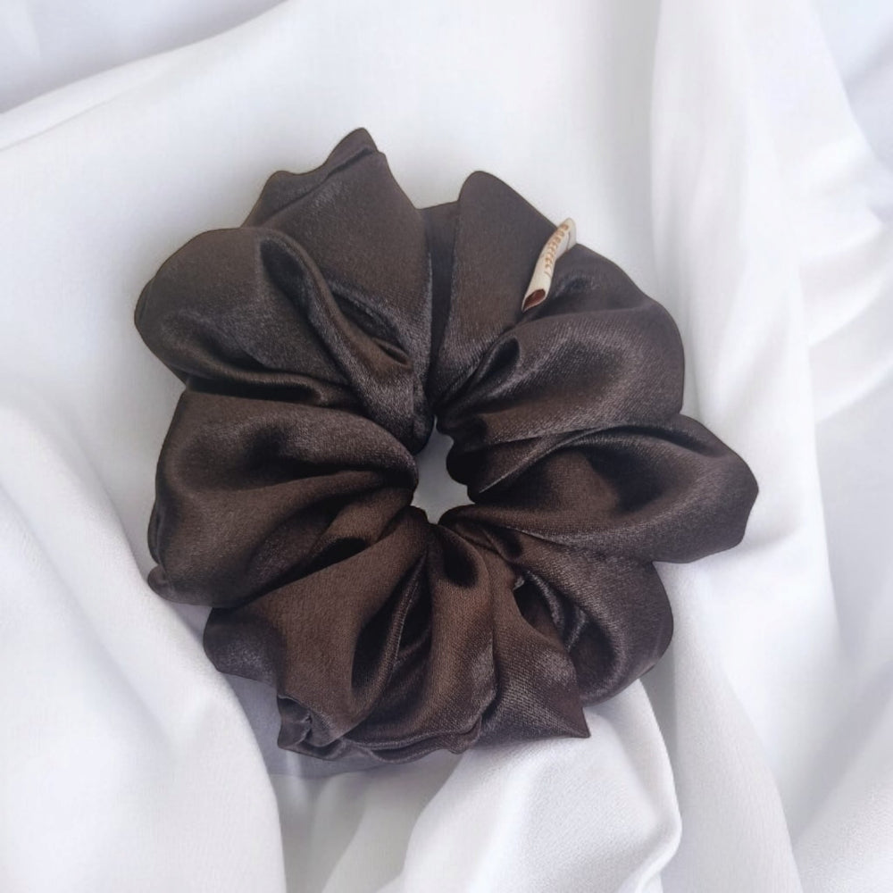 Puffy Satin Silk Scrunchies