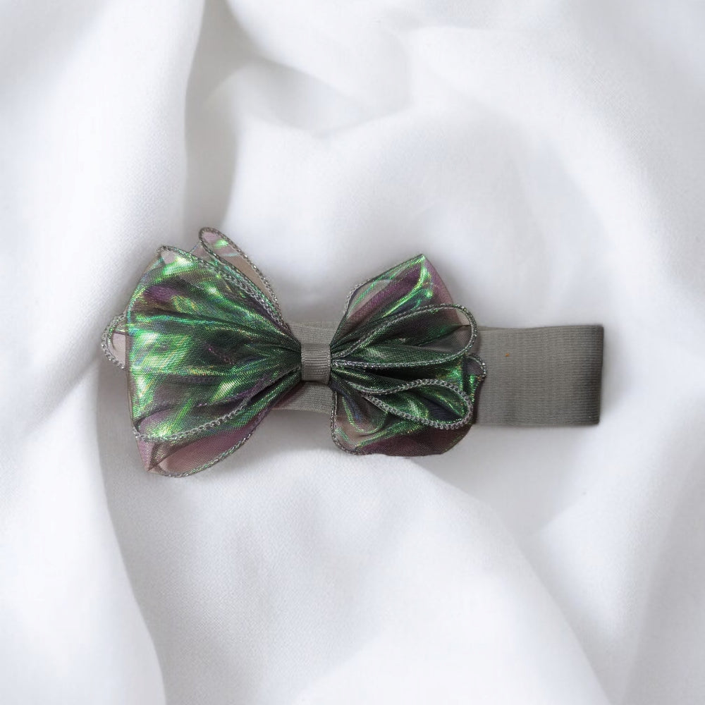 Organza_Bow_Magic rubber Hairband