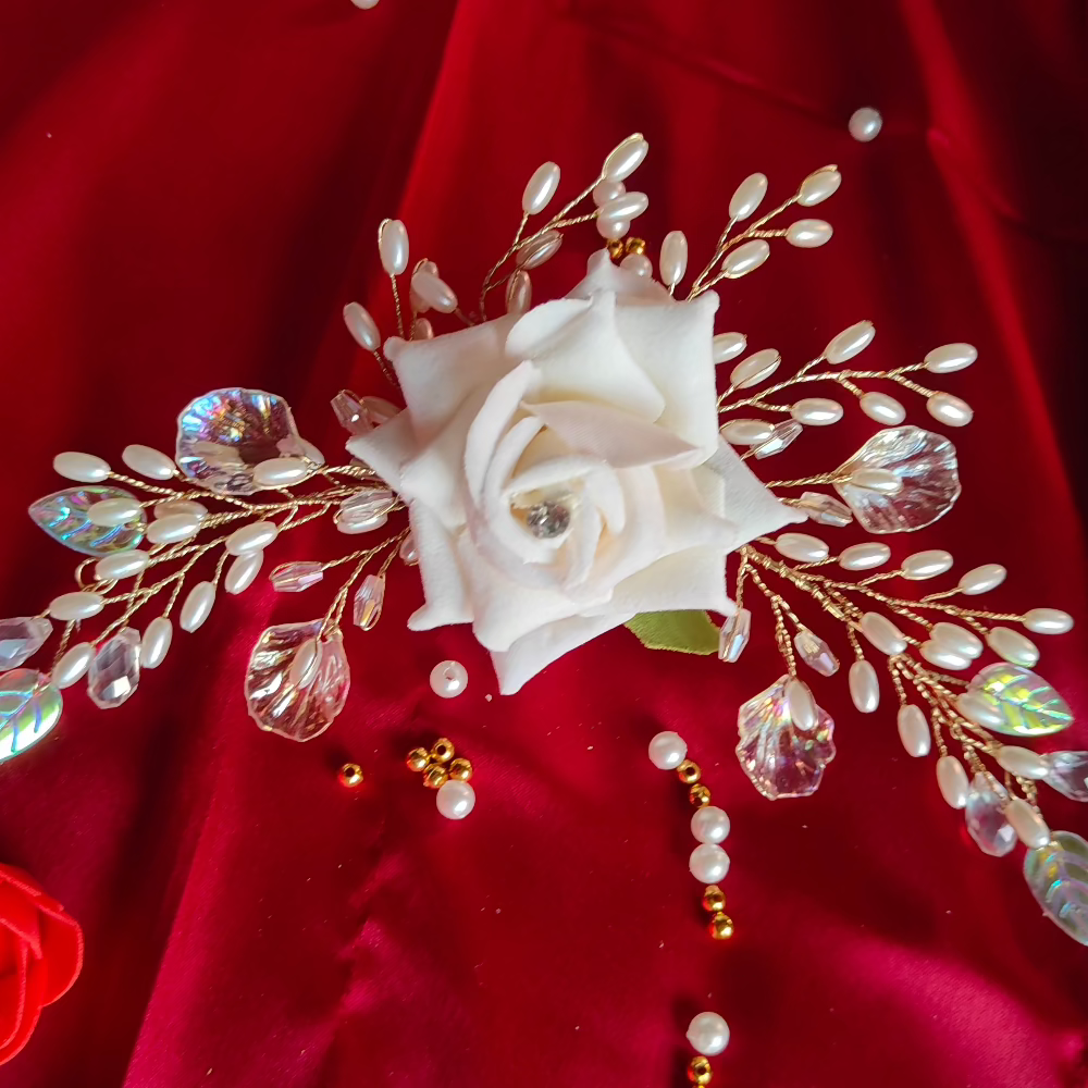 Womens Floral Hair Clip