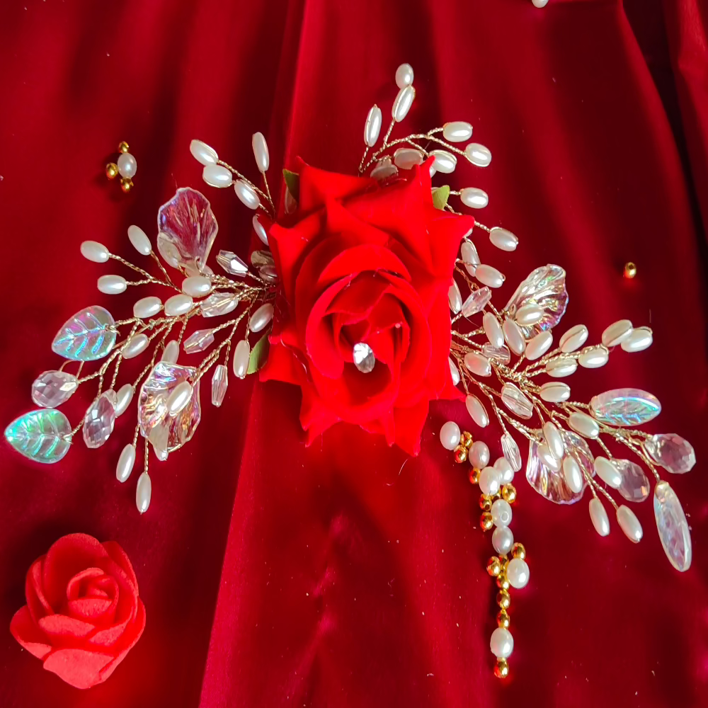 Womens Floral Hair Clip
