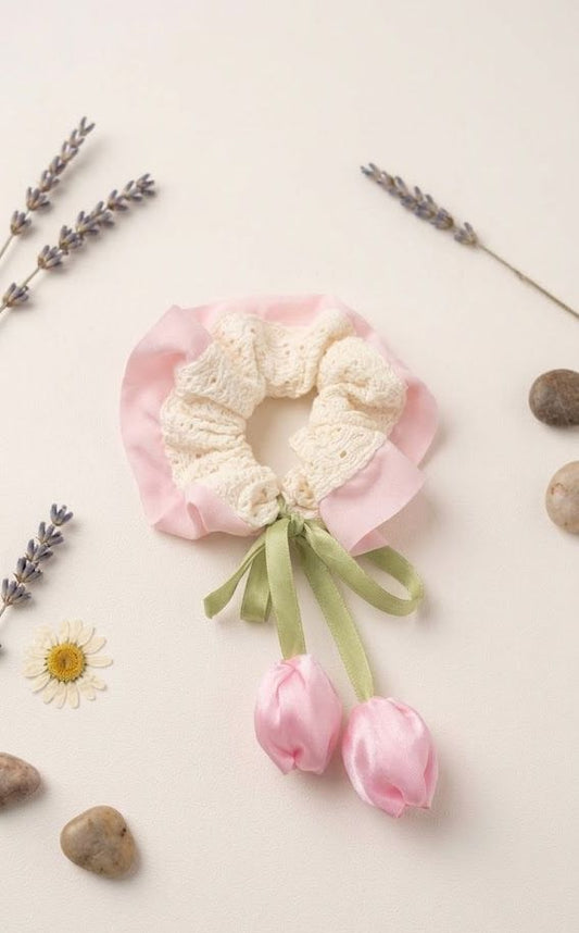 Tulip scrunchies