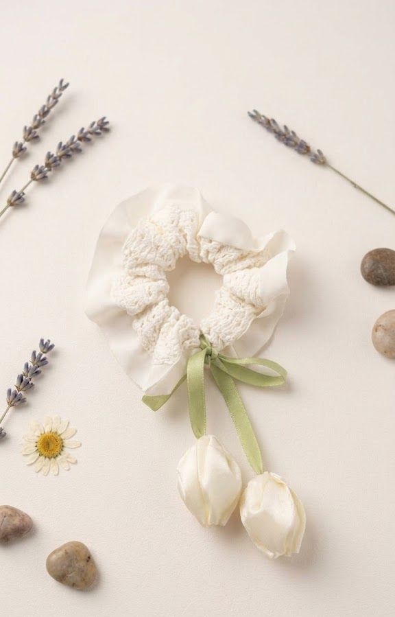 Tulip scrunchies